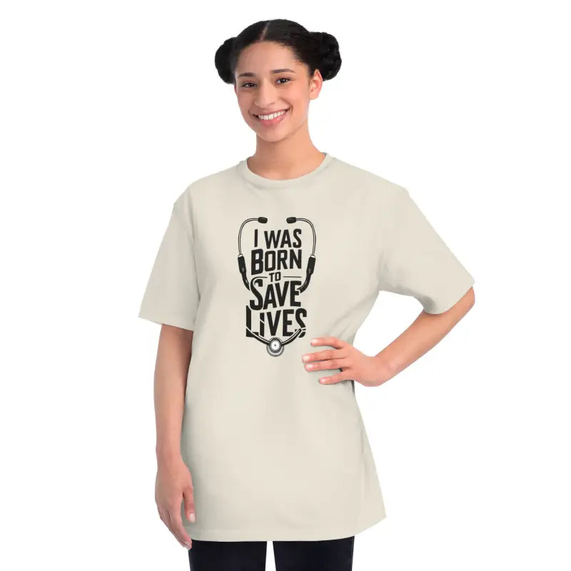 Classic Doctor Tee - I Was Born To Save Lives - DipaliZ