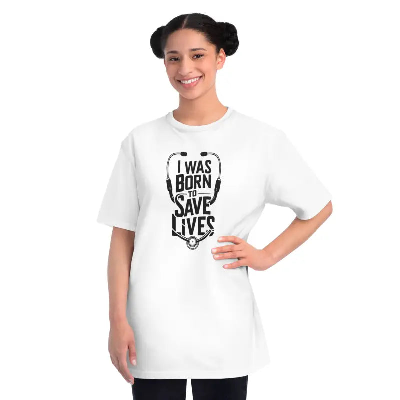 Classic Doctor Tee - I Was Born To Save Lives - DipaliZ