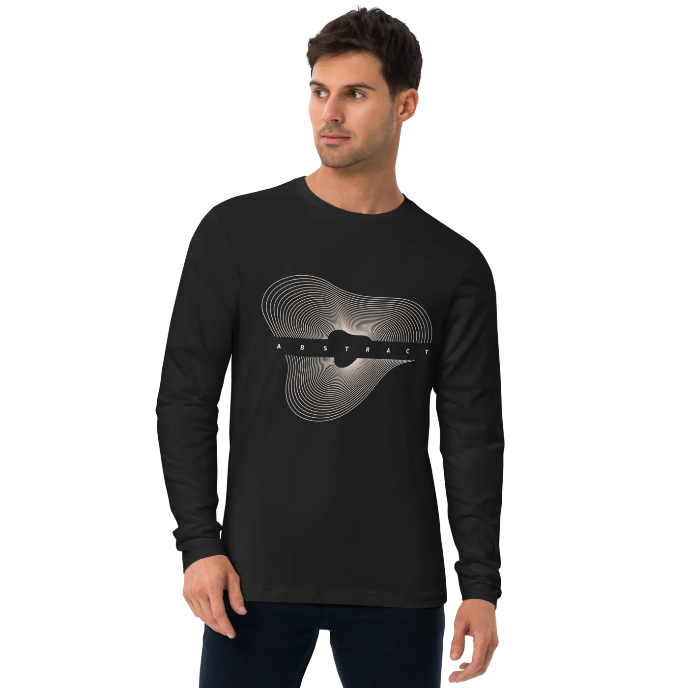 Abstract Art Long Sleeve T-Shirt - Bold Design - DipaliZ