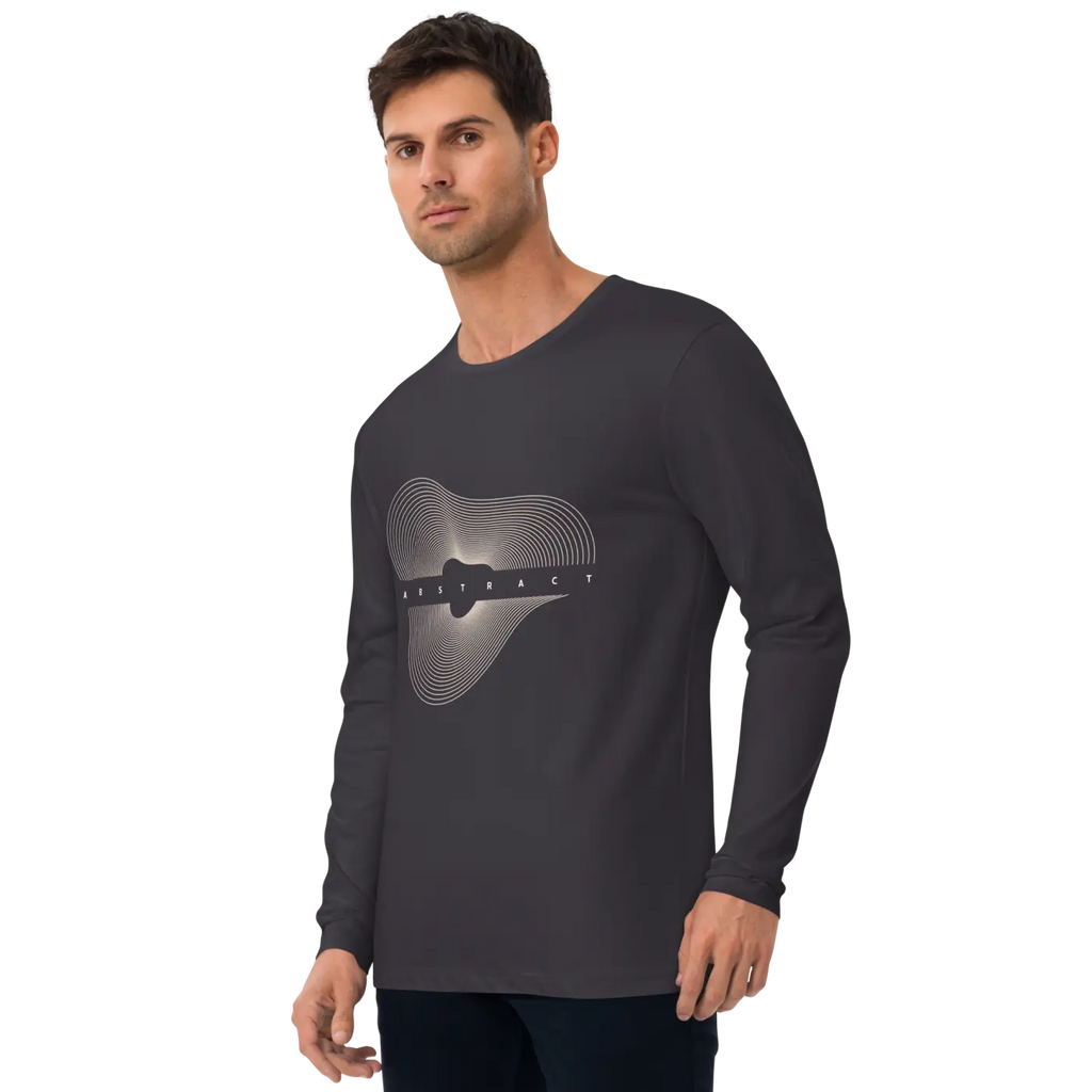 Abstract Art Long Sleeve T-Shirt - Bold Design - DipaliZ