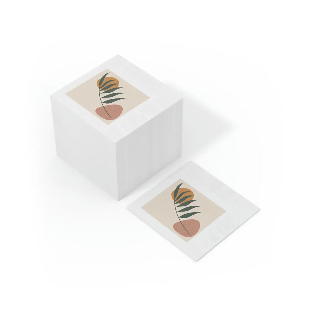 White Coined Napkins - Elegant Table Essential - DipaliZ