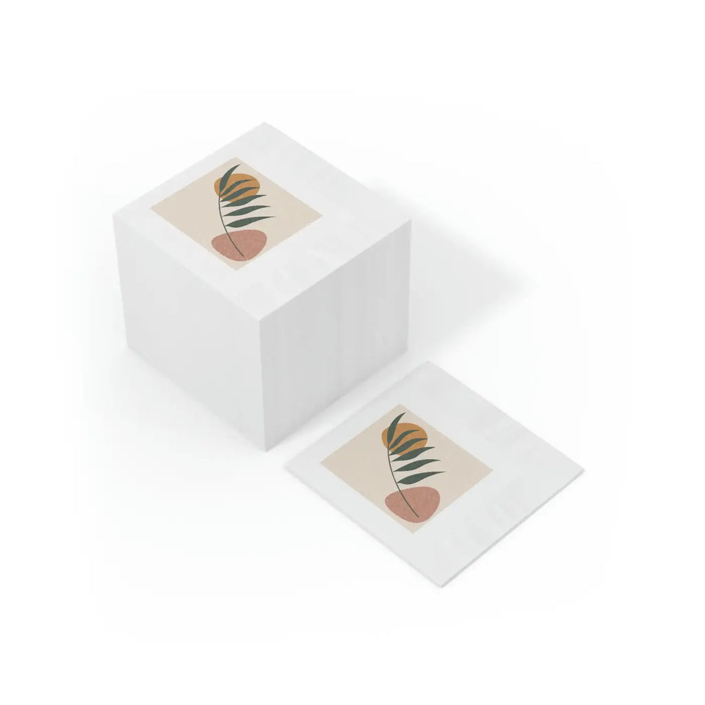 White Coined Napkins - Elegant Table Essential - DipaliZ