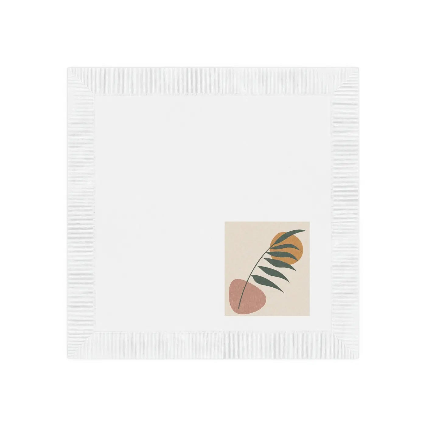 White Coined Napkins - Elegant Table Essential - DipaliZ