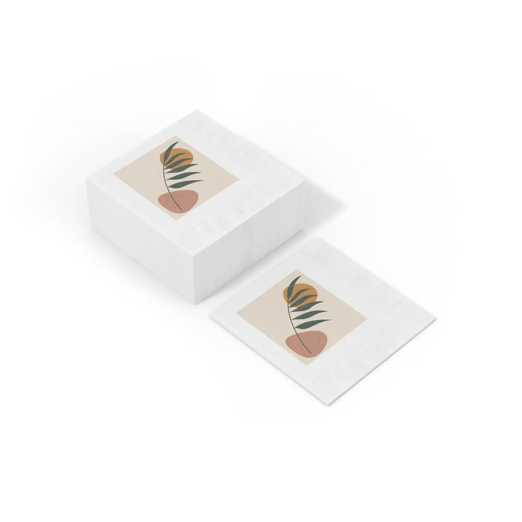 White Coined Napkins - Elegant Table Essential - DipaliZ