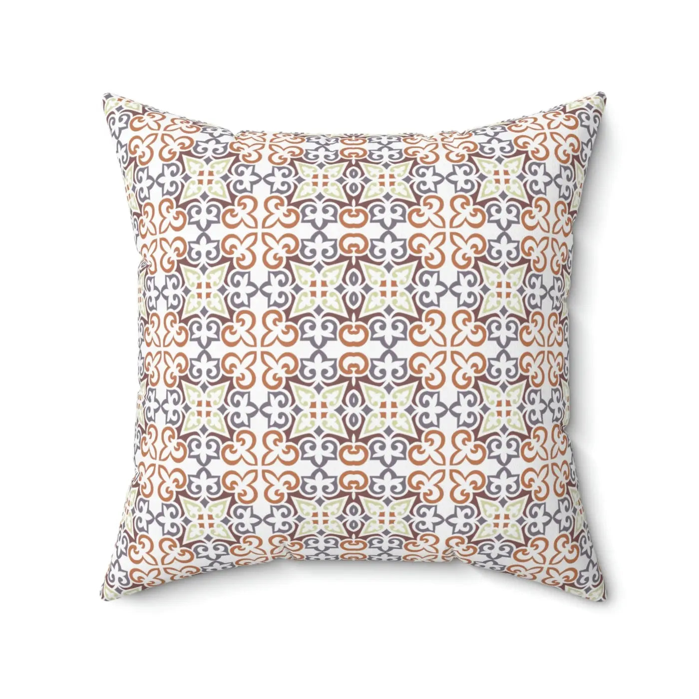 Bold Abstract Block Pattern Polyester Square Pillow - DipaliZ