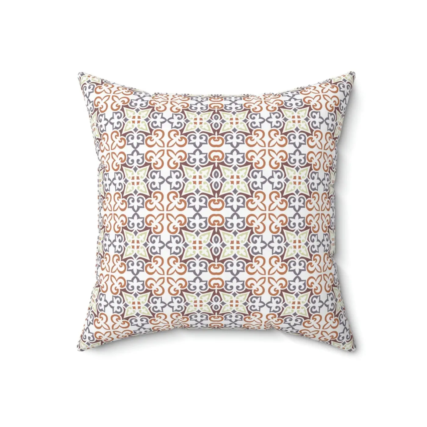 Bold Abstract Block Pattern Polyester Square Pillow - DipaliZ