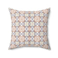Bold Abstract Block Pattern Polyester Square Pillow - DipaliZ
