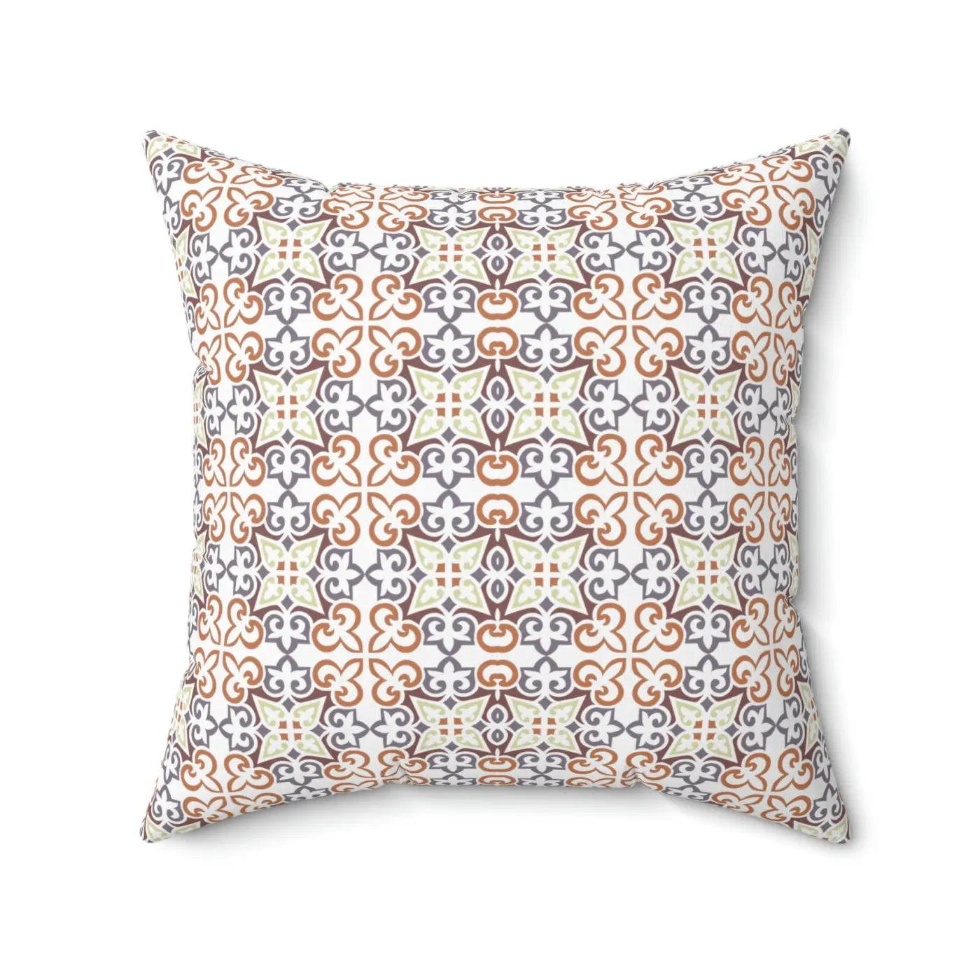 Bold Abstract Block Pattern Polyester Square Pillow - DipaliZ