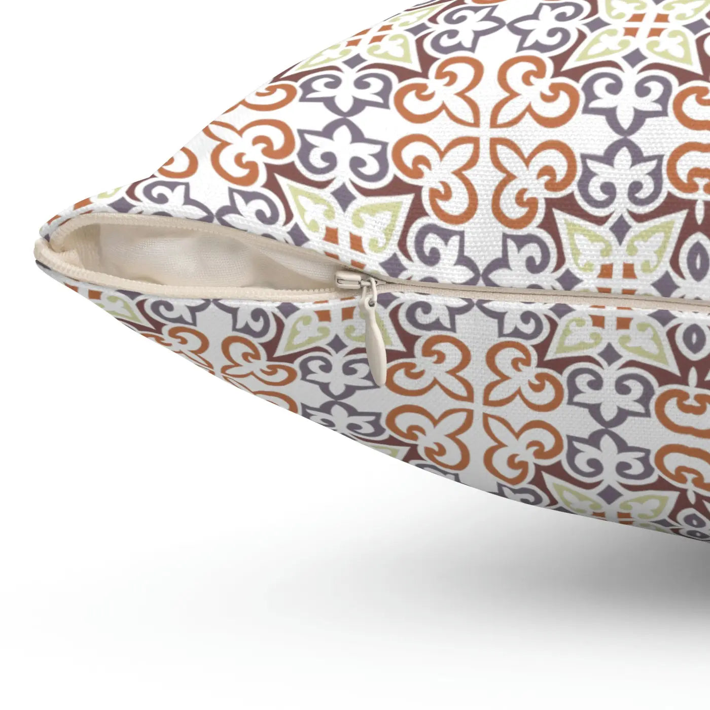 Bold Abstract Block Pattern Polyester Square Pillow - DipaliZ