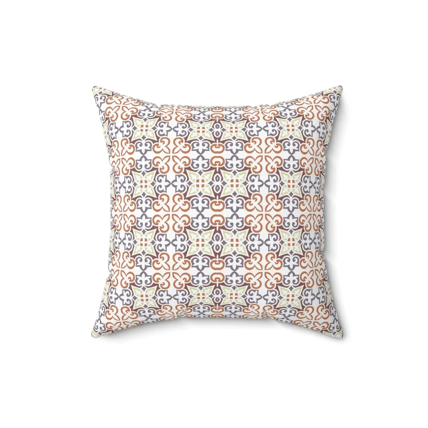 Bold Abstract Block Pattern Polyester Square Pillow - DipaliZ