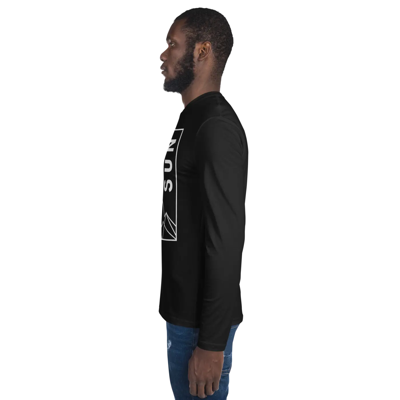 Eco Abstract Landscape Long Sleeve T-Shirt - DipaliZ