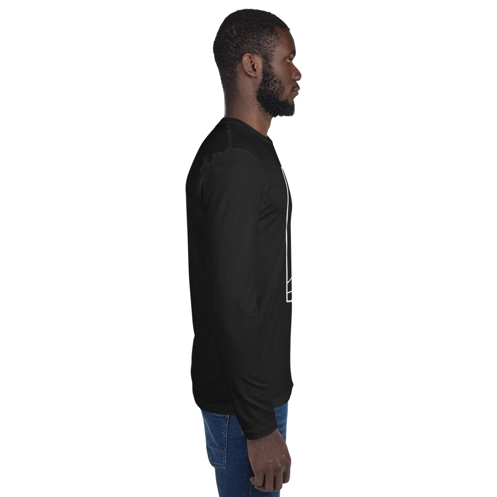 Eco Abstract Landscape Long Sleeve T-Shirt - DipaliZ