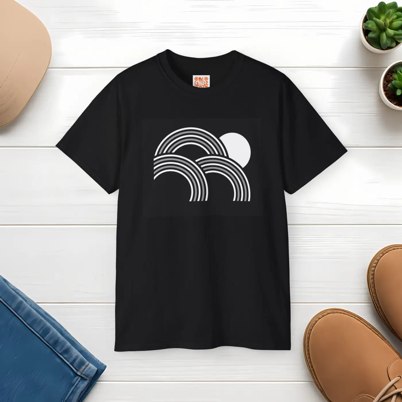 Abstract Clouds and Sun T-Shirt - Unisex Ultra Cotton - DipaliZ