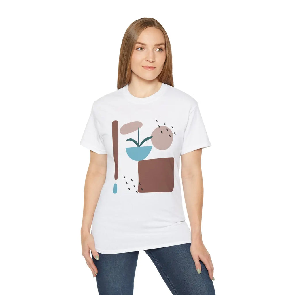 Abstract Minimalistic Art T-Shirt - Modern Comfort - DipaliZ