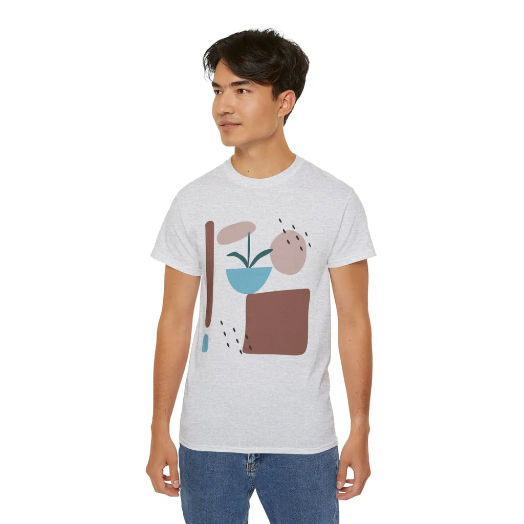 Abstract Minimalistic Art T-Shirt - Modern Comfort - DipaliZ