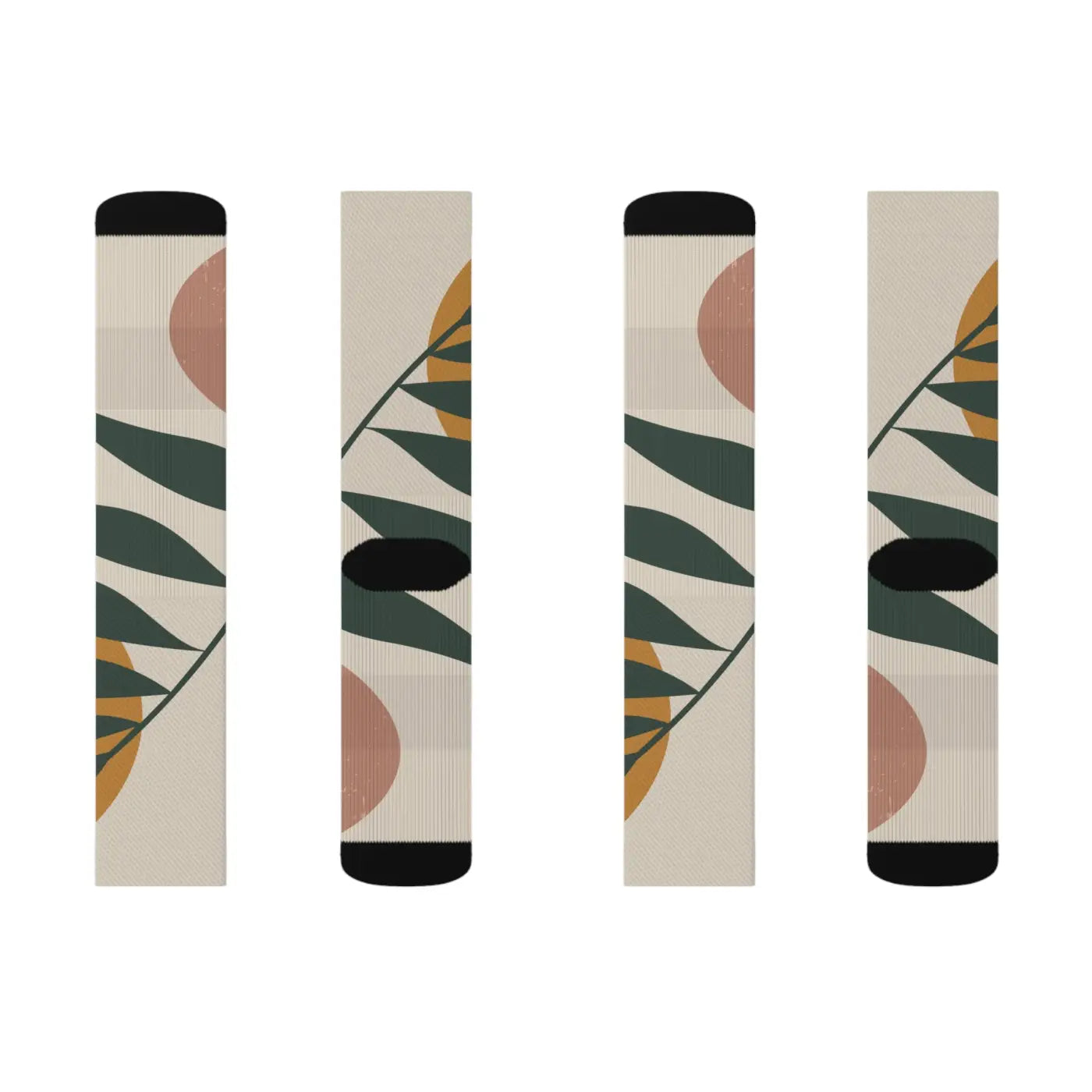 Abstract Pattern Sublimation Socks - Polyester Comfort - DipaliZ