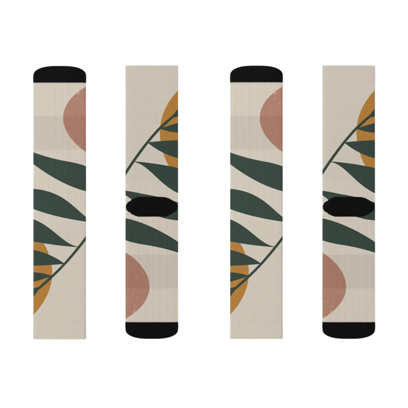 Abstract Pattern Sublimation Socks - Polyester Comfort - DipaliZ