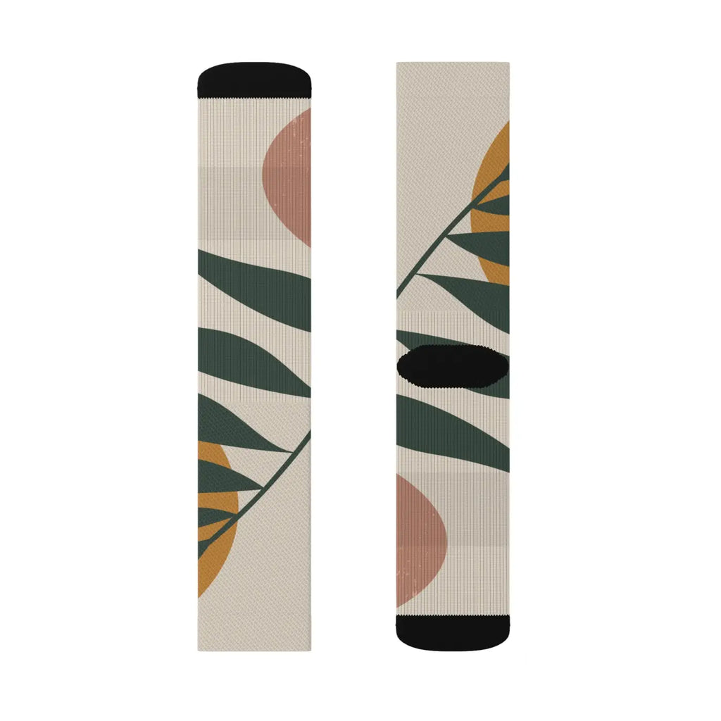 Abstract Pattern Sublimation Socks - Polyester Comfort - DipaliZ
