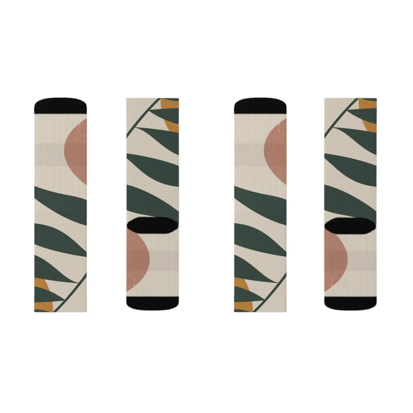 Abstract Pattern Sublimation Socks - Polyester Comfort - DipaliZ