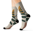 Abstract Pattern Sublimation Socks - Polyester Comfort - DipaliZ