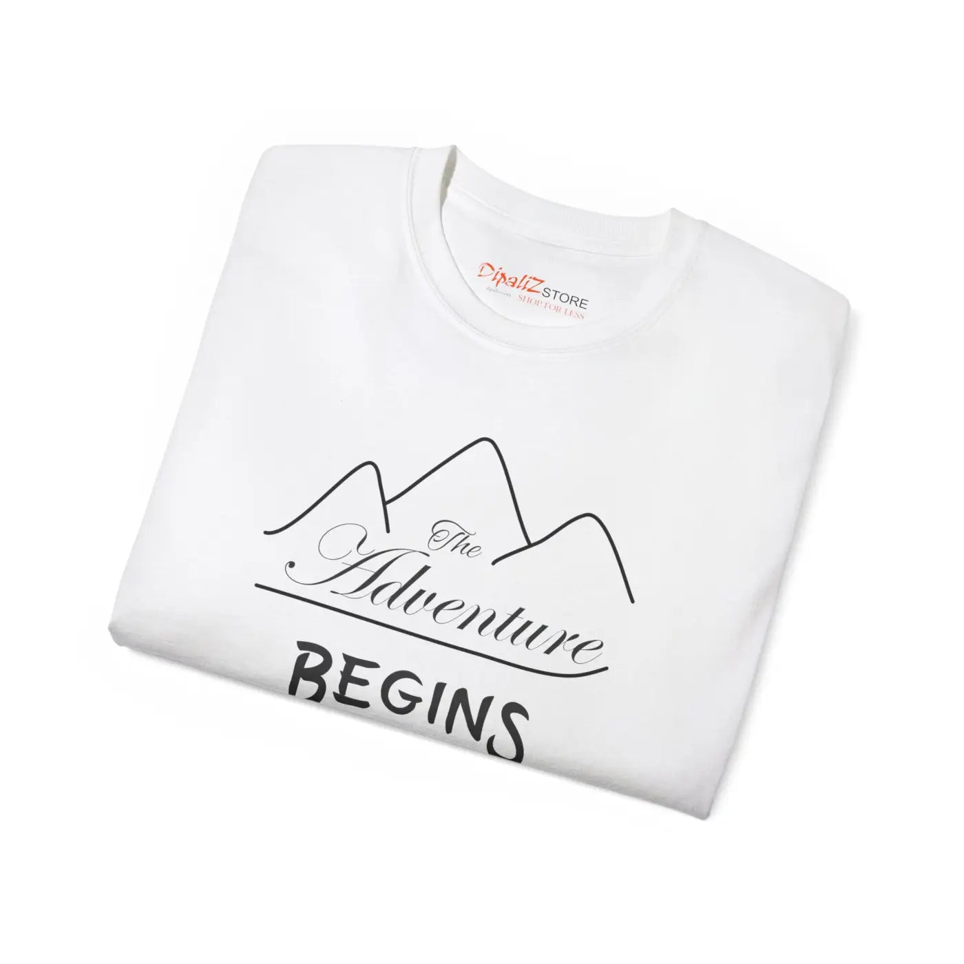 The Adventure Begins T-Shirt - Eco-Friendly Gifts - DipaliZ