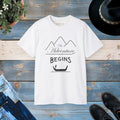 The Adventure Begins T-Shirt - Eco-Friendly Gifts - DipaliZ