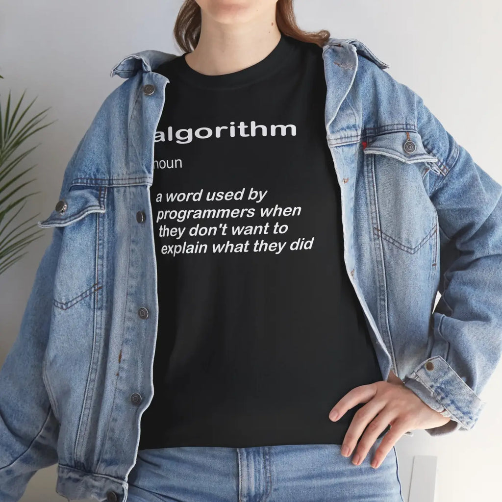 Programming Shirt - Algorithm Definition Deluxe Tee - DipaliZ