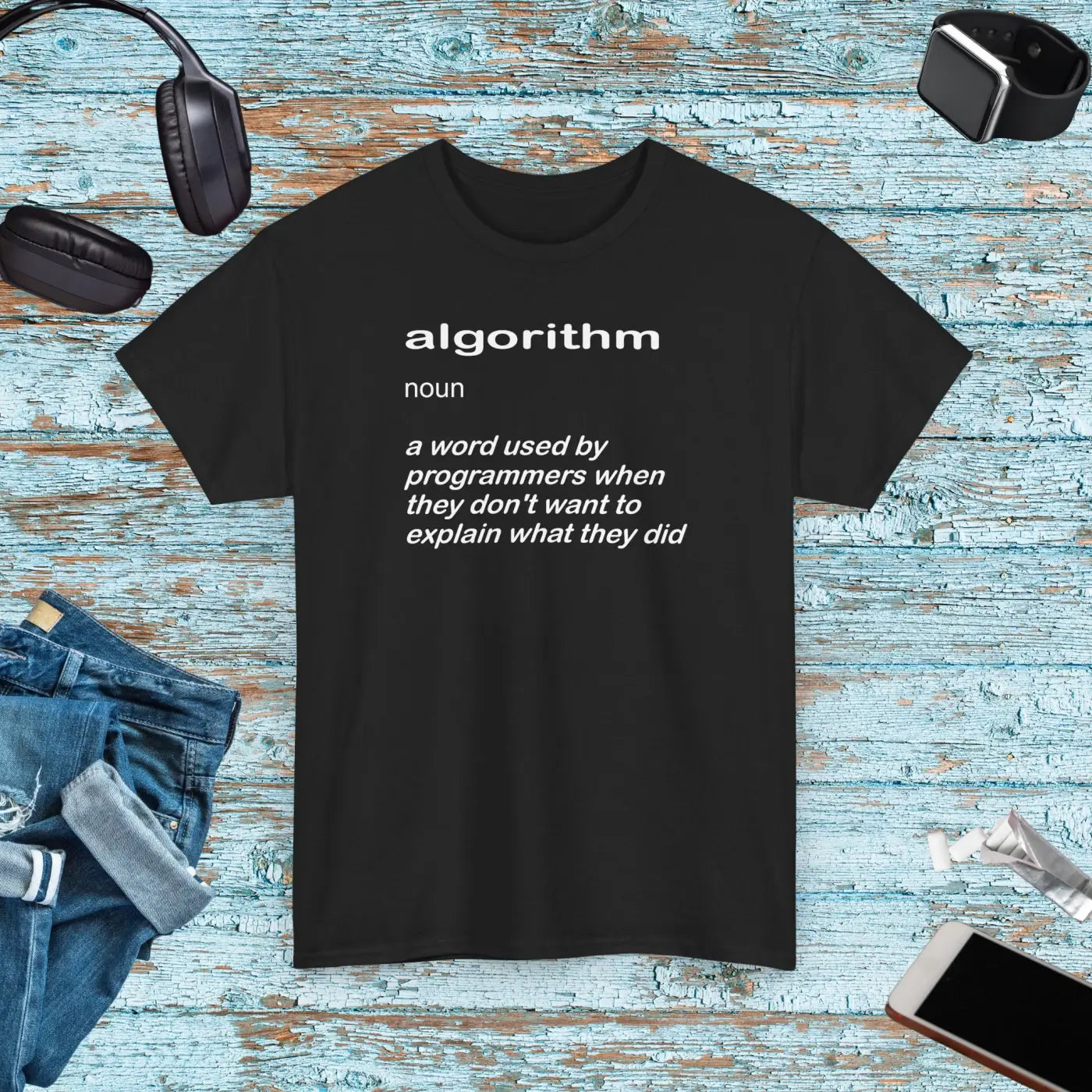Programming Shirt - Algorithm Definition Deluxe Tee - DipaliZ
