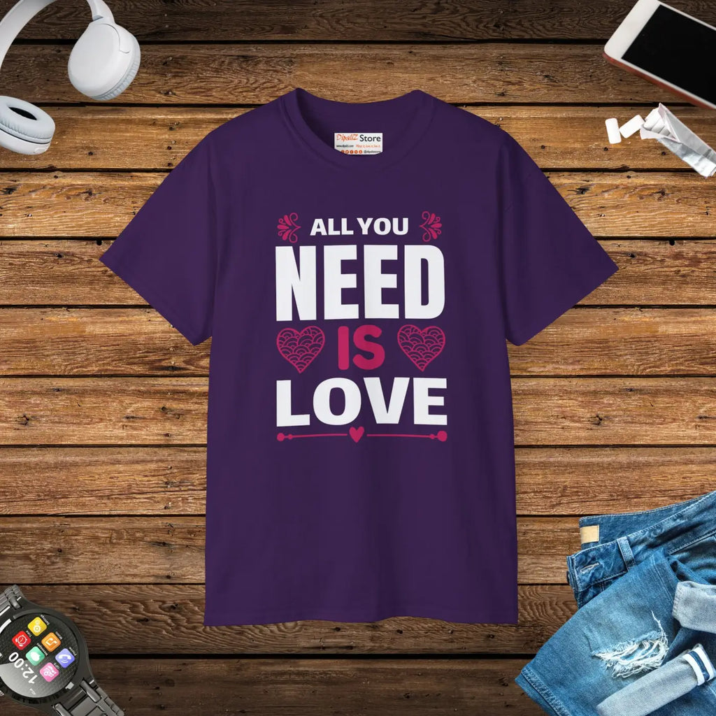 All You Need Is Love Tee - Eco-Friendly Gifts - DipaliZ