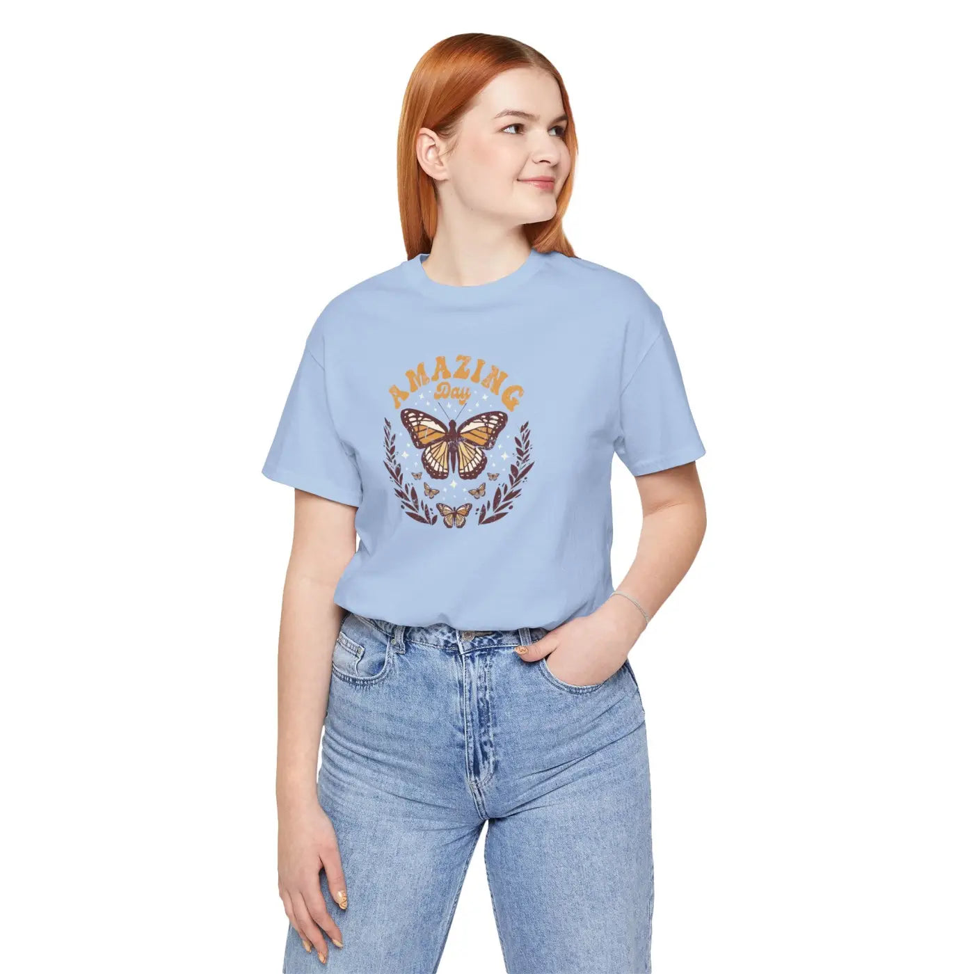 Butterfly T-Shirt - Unisex Jersey Short Sleeve - DipaliZ