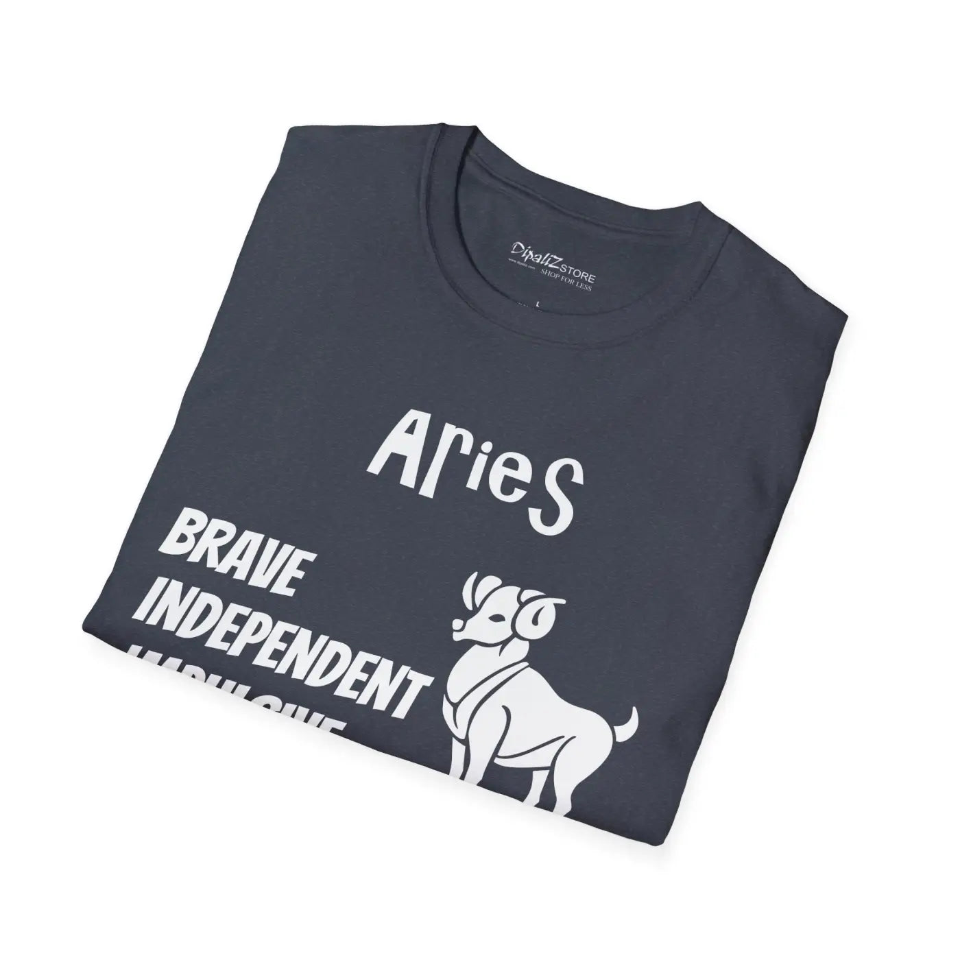 Aries Zodiac Sign Tee - Trailblazer Spirit Design - DipaliZ
