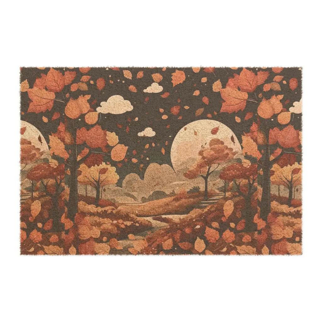 Autumn Scenery Doormat - Outdoor Coir Fiber - DipaliZ