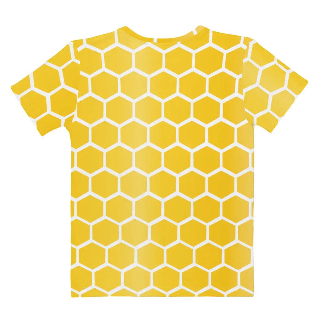 Bee Hive Pattern T-Shirt - Bold Comfort Tee - DipaliZ