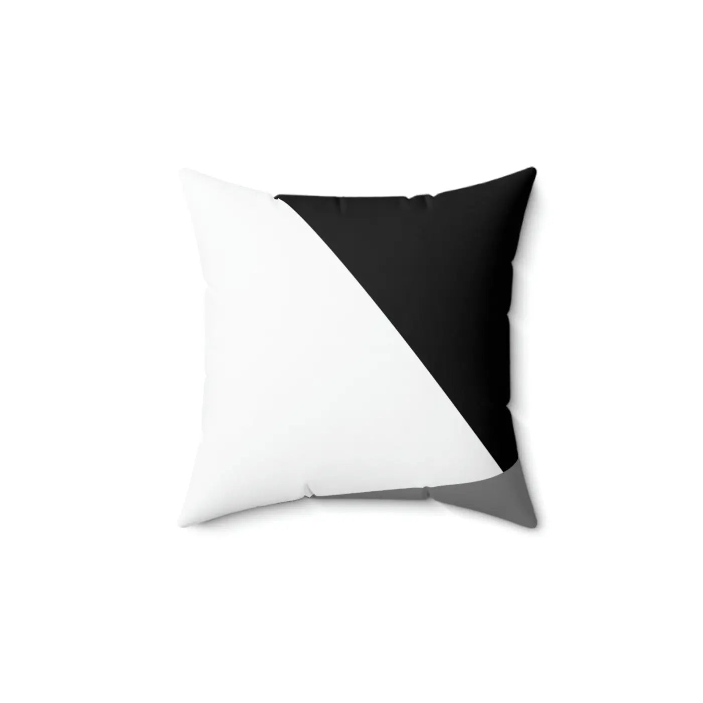 White Abstract Polyester Square Pillow - Modern Home Decor - DipaliZ