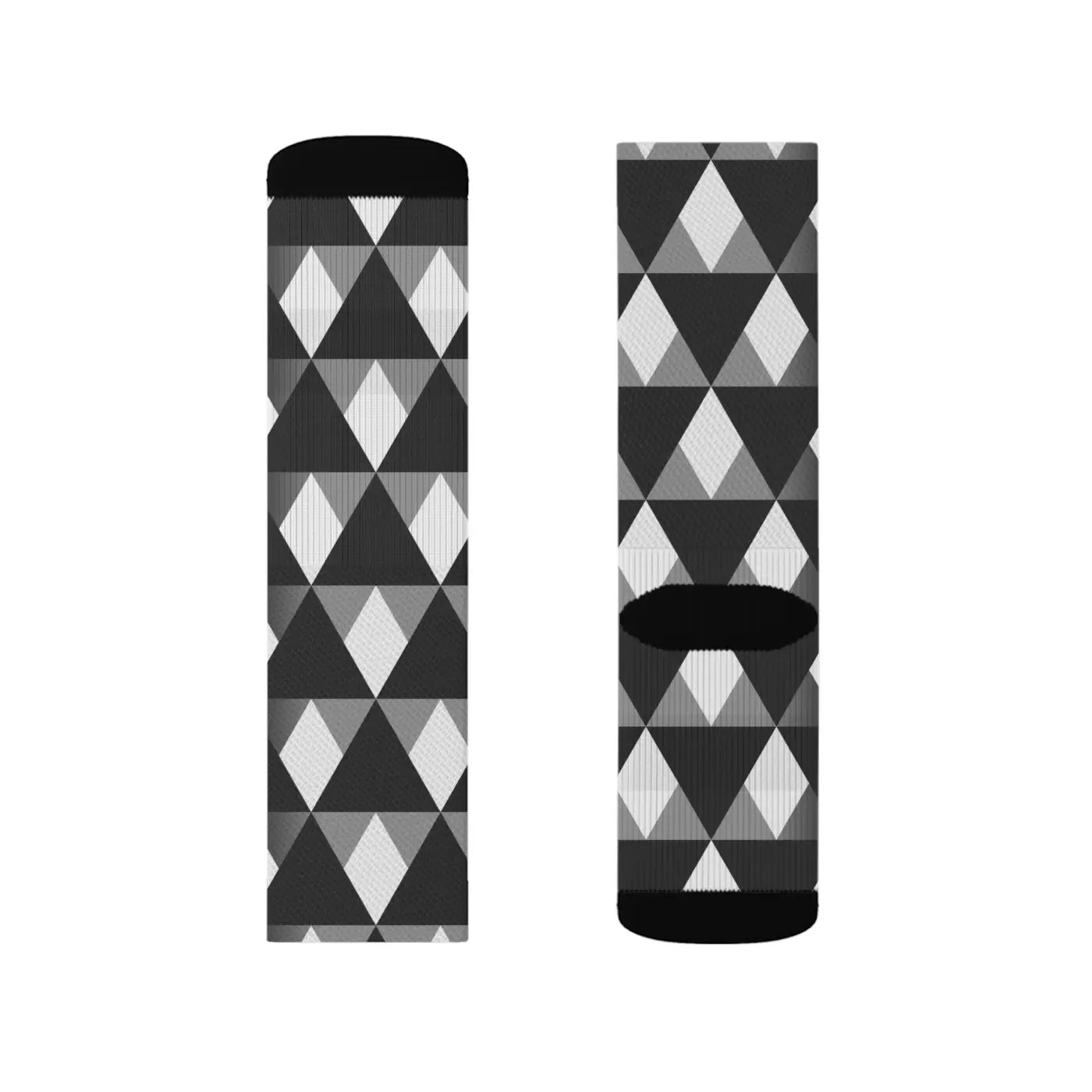 Grey Check Pattern Socks - Trendy Comfort Wear - DipaliZ