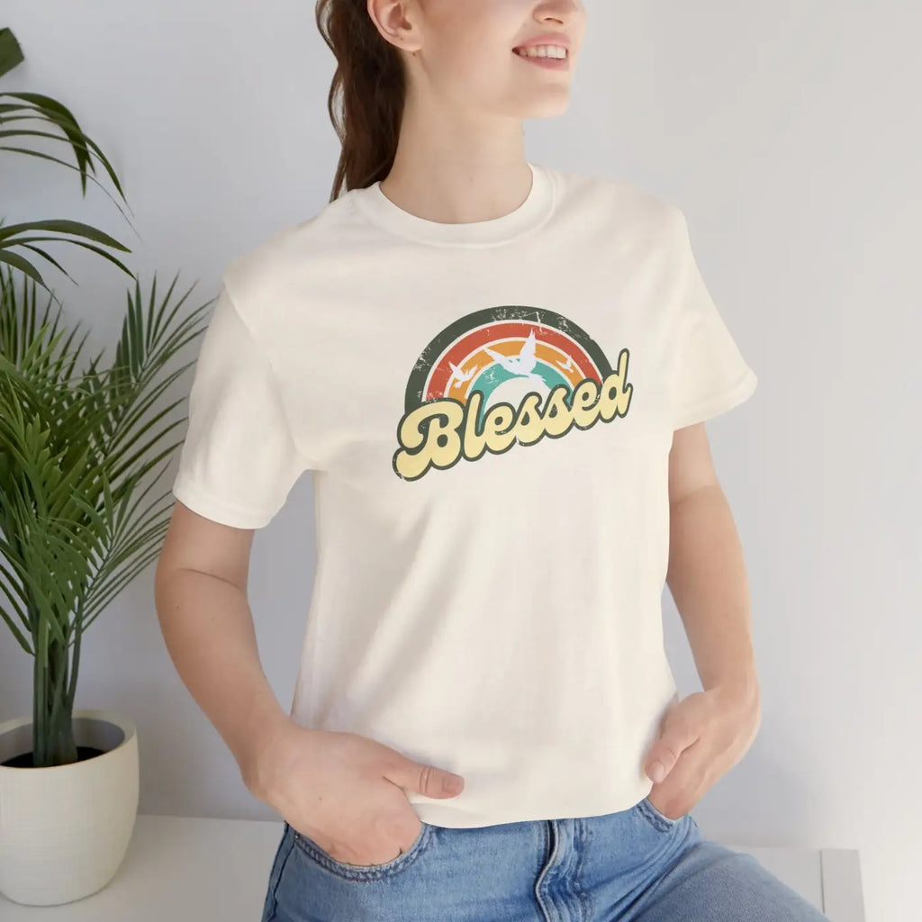 Blessed Christian T-Shirt - Soft Unisex Jersey Tee - DipaliZ