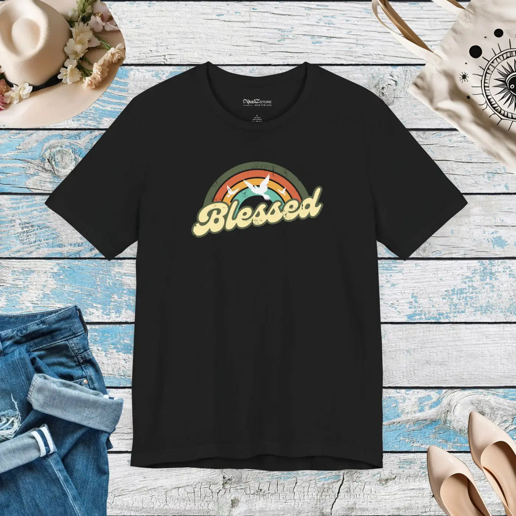 Blessed Christian T-Shirt - Soft Unisex Jersey Tee - DipaliZ