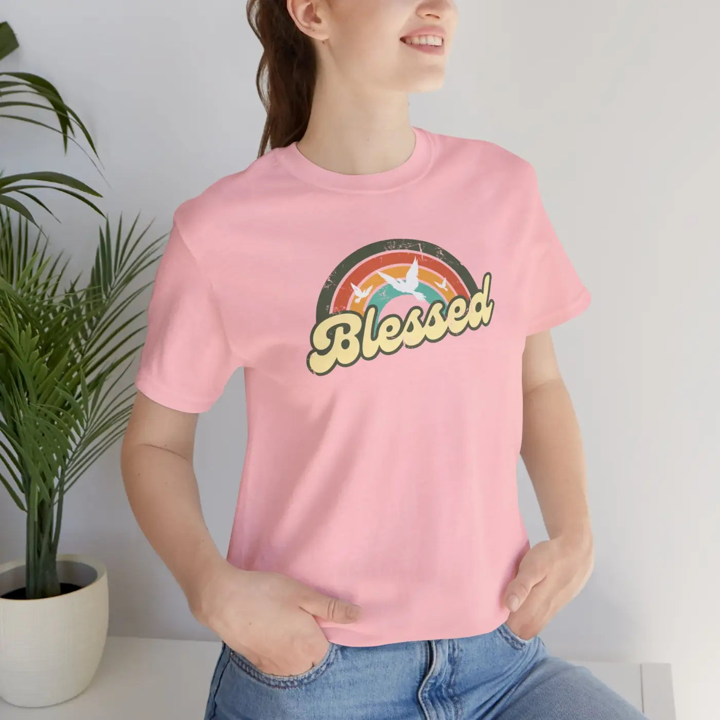 Blessed Christian T-Shirt - Soft Unisex Jersey Tee - DipaliZ