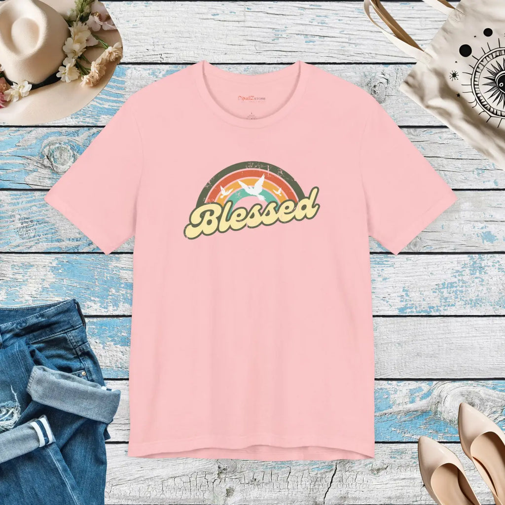 Blessed Christian T-Shirt - Soft Unisex Jersey Tee - DipaliZ