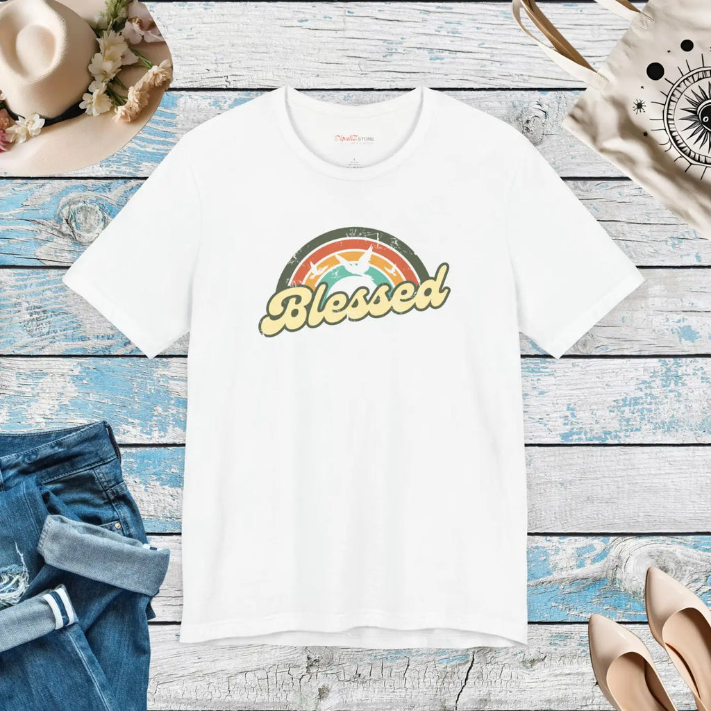 Blessed Christian T-Shirt - Soft Unisex Jersey Tee - DipaliZ