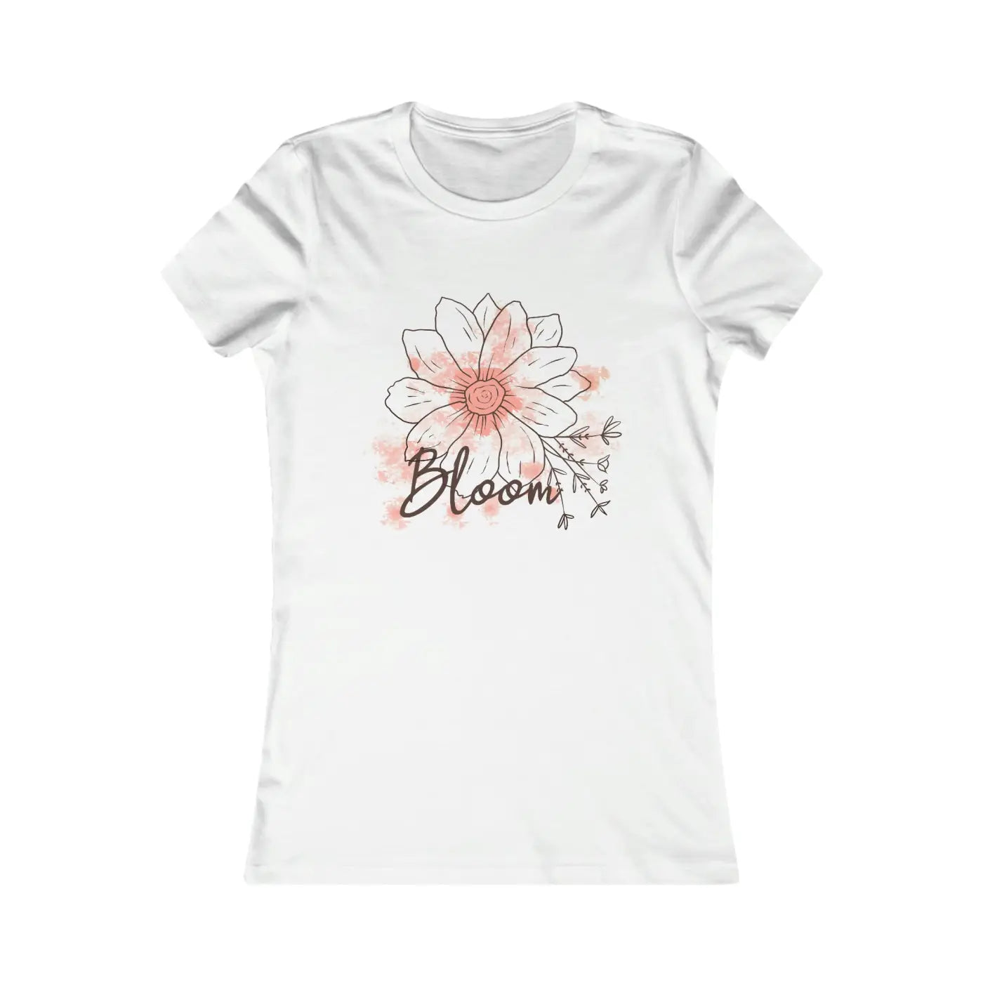 Floral Women's Favorite Tee - Bright Bloom Comfort - DipaliZ