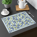 Blue Roses Placemat - Floral Dining Decor for Her - DipaliZ