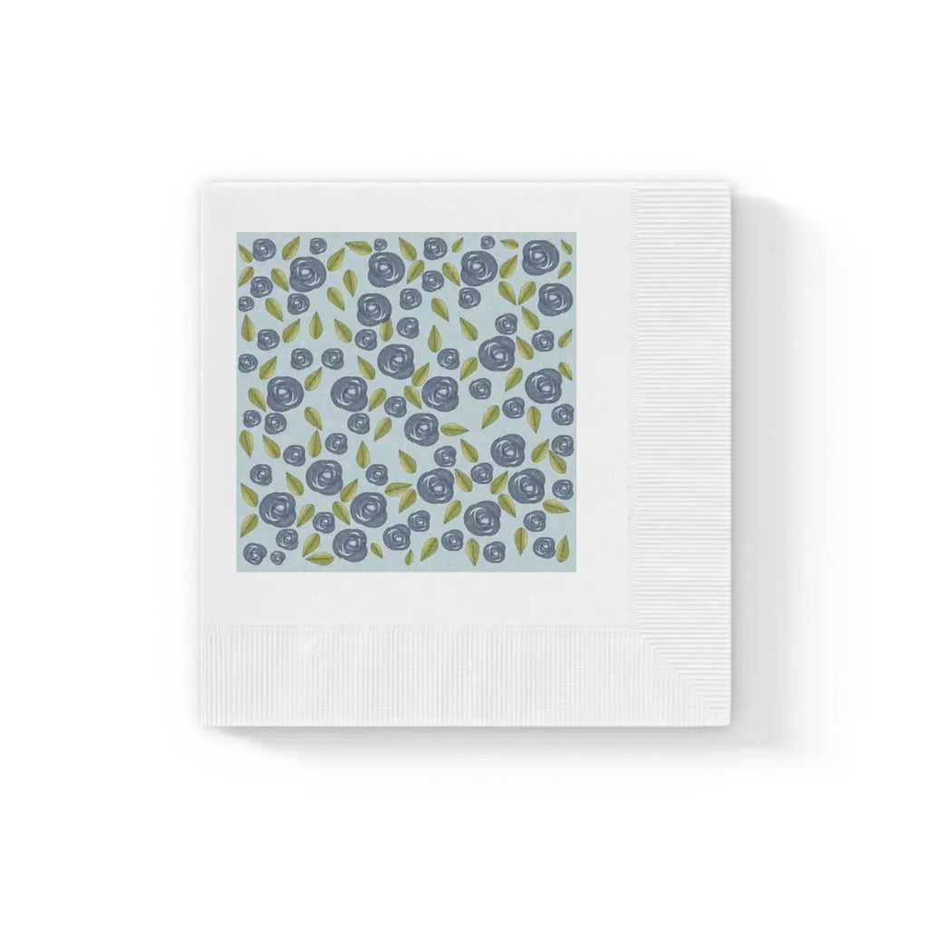 White Coined Napkins - Elegant Party Essential - DipaliZ