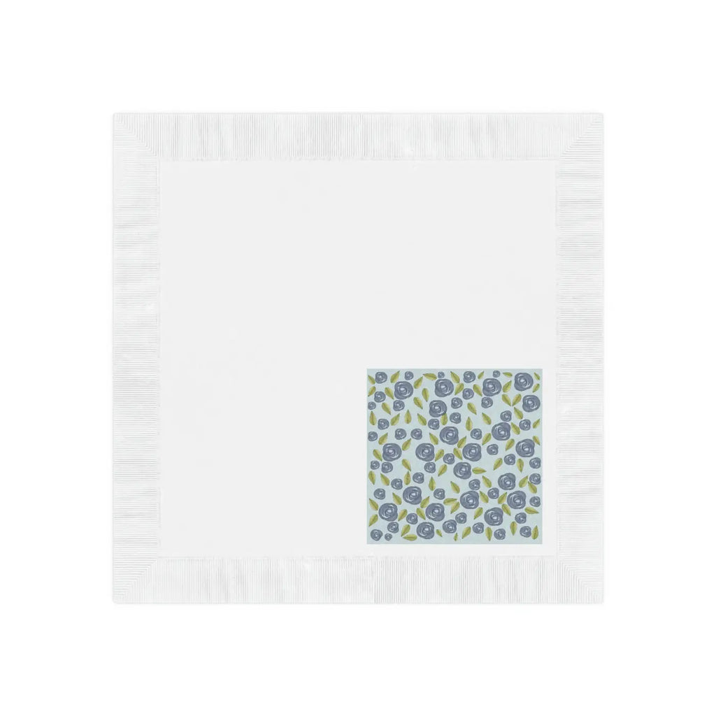 White Coined Napkins - Elegant Party Essential - DipaliZ