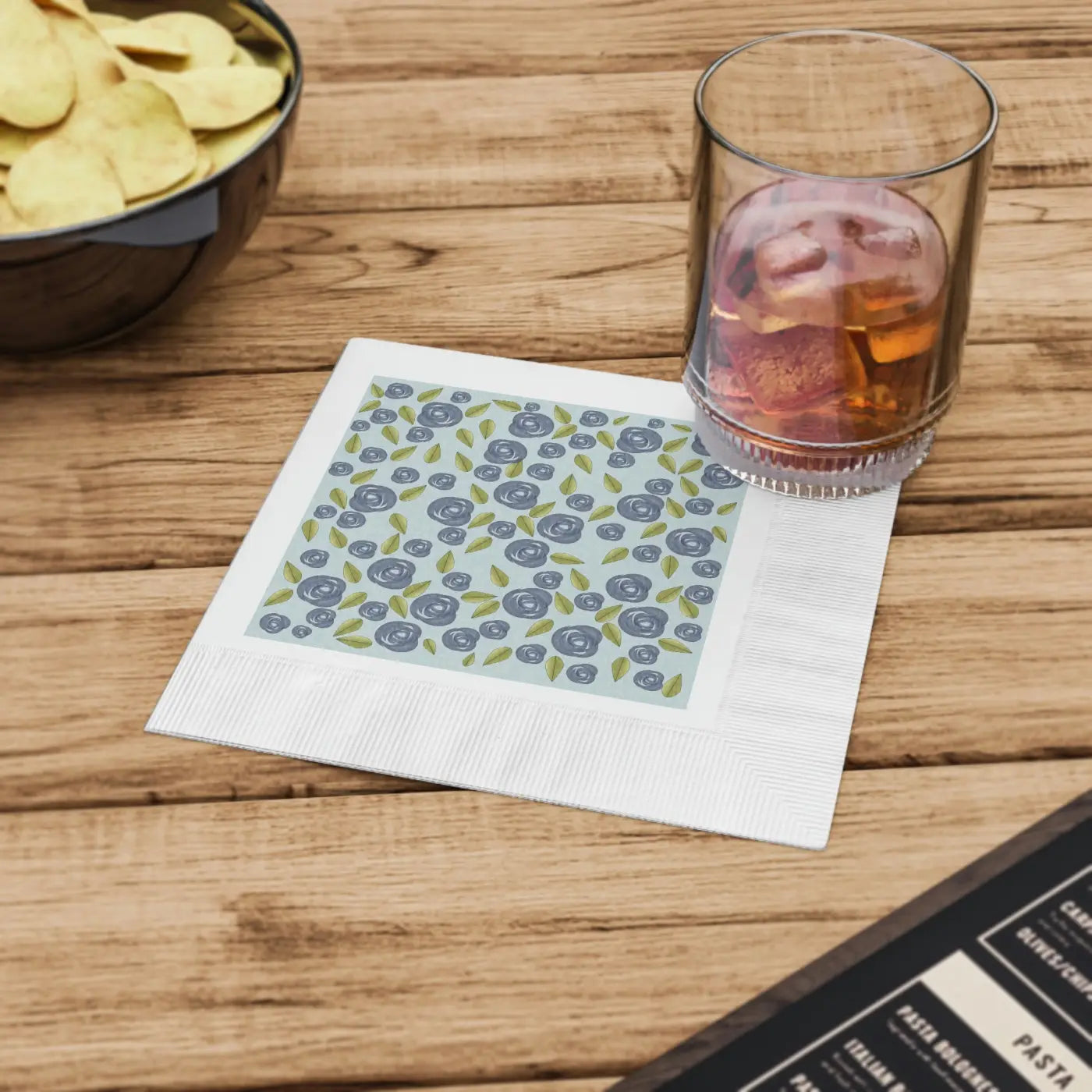 White Coined Napkins - Elegant Party Essential - DipaliZ