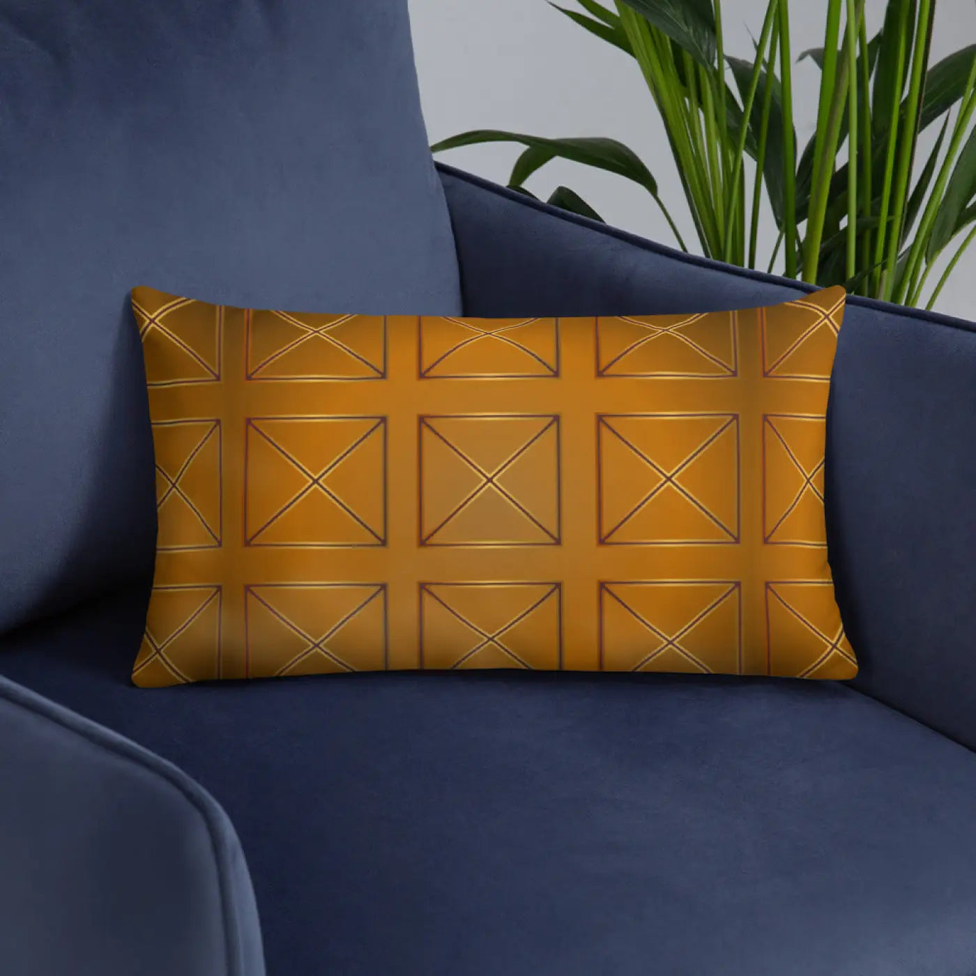 Brown Cross Throw Pillow - Insert Included - DipaliZ