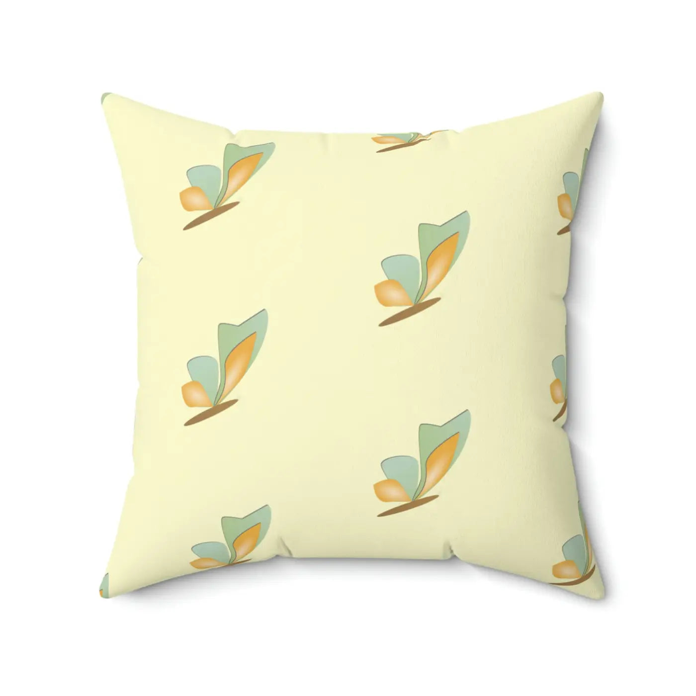 Butterflies Spun Polyester Throw Pillow - Home Decor - DipaliZ