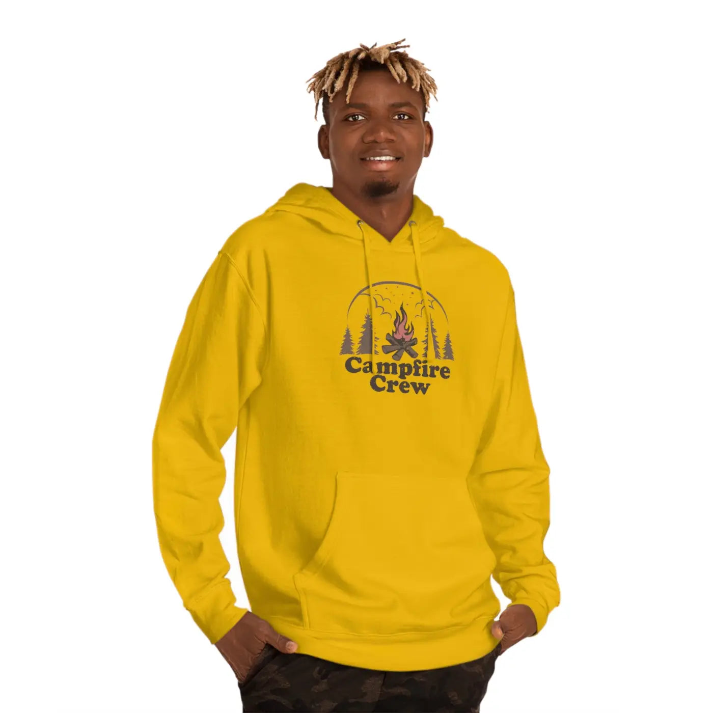 Unisex Hooded Sweatshirt - Campfire Crew Comfort - DipaliZ