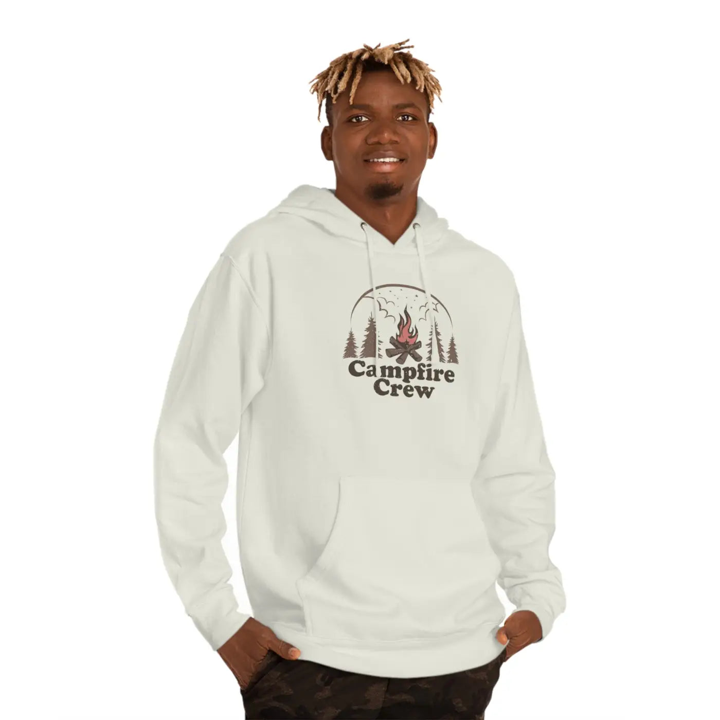 Unisex Hooded Sweatshirt - Campfire Crew Comfort - DipaliZ