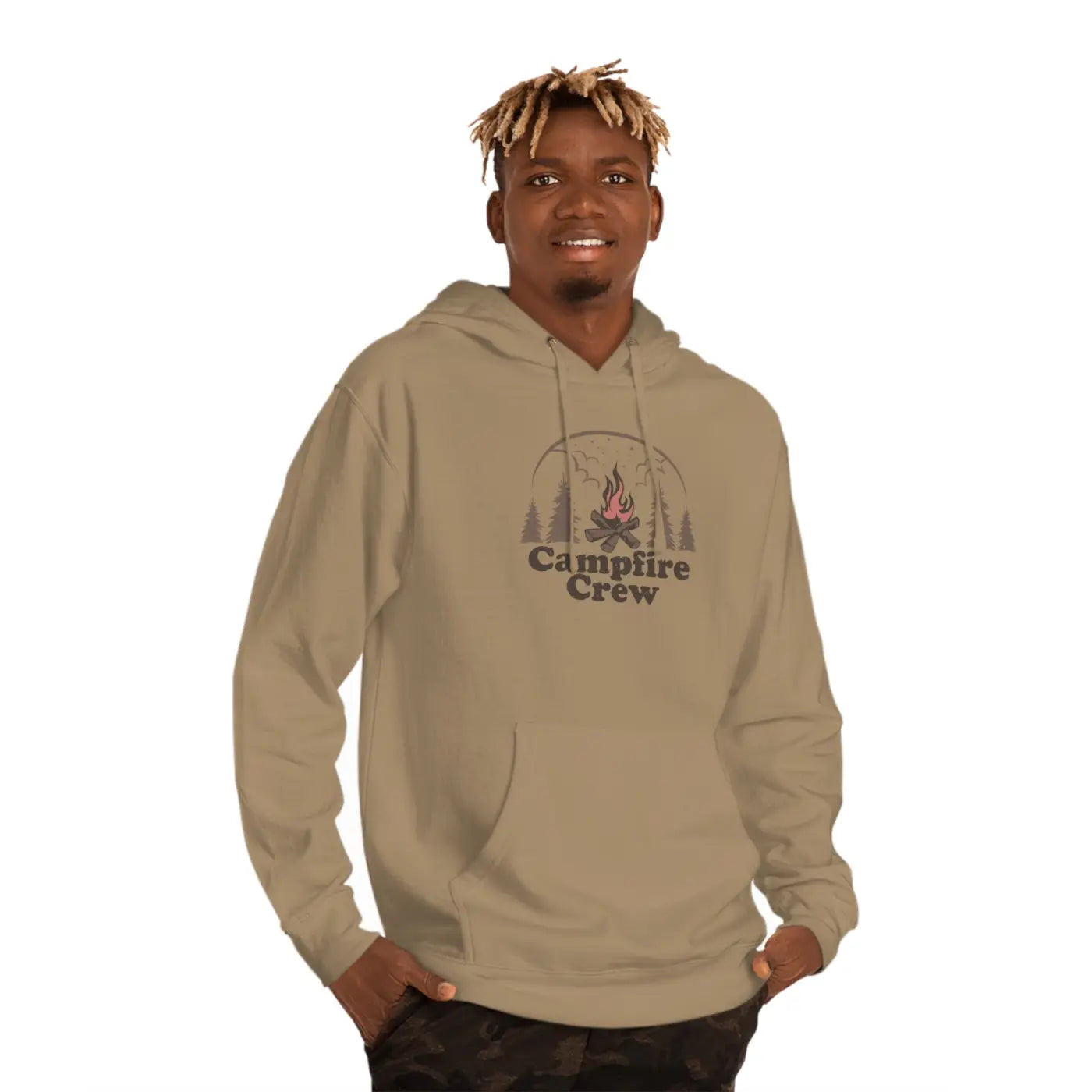 Unisex Hooded Sweatshirt - Campfire Crew Comfort - DipaliZ